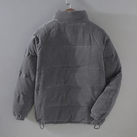 Veste en velours côtelé matelassée